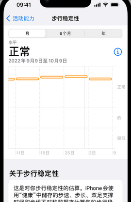 任丘iPhone手机维修如何在iPhone开启'步行稳定性通知'