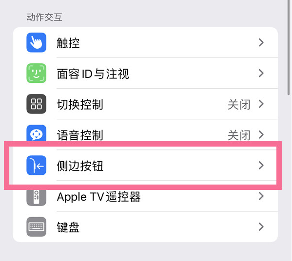 任丘苹果14维修店分享iPhone14 Plus侧键双击下载功能关闭方法 